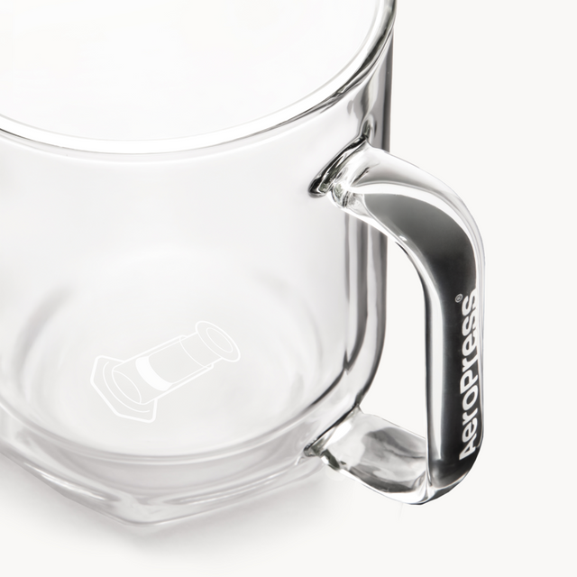 AeroPress Double Wall Glass Coffee Mug - 2 Pack