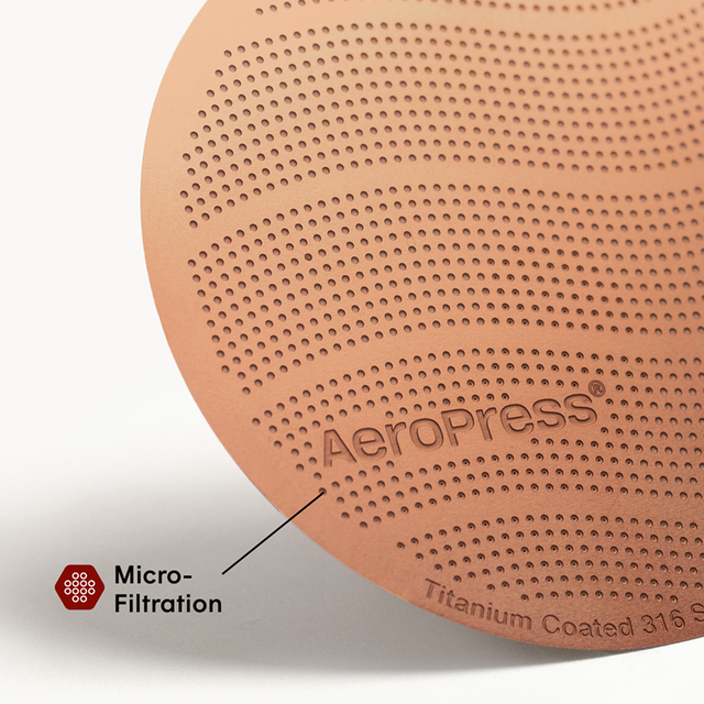AeroPress Gold Tone Super Fine Filter - Standard