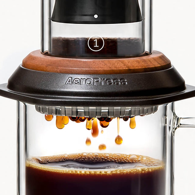 AeroPress Coffee Maker - Premium Walnut
