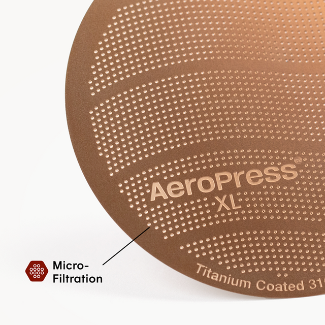 AeroPress Gold Tone Super Fine Filter - XL