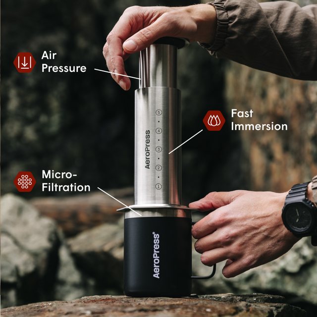 AeroPress Steel Coffee Maker