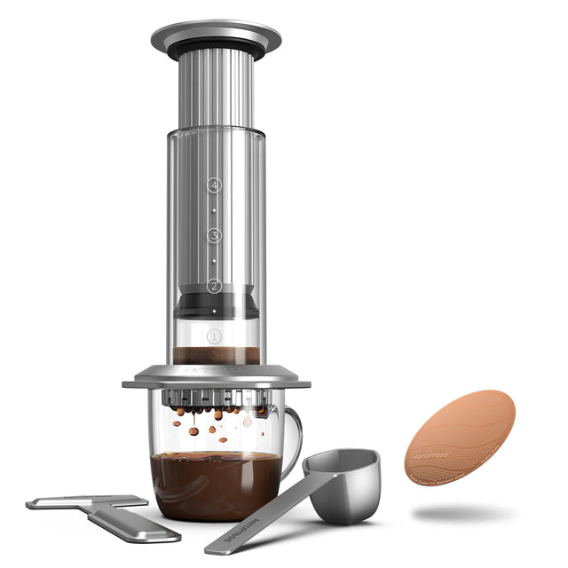 AeroPress Premium + Gold Tone Super Fine Filter Bundle